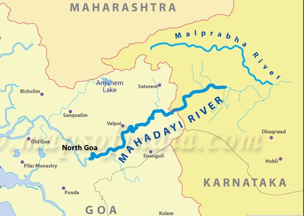 mahadayi-river-map
