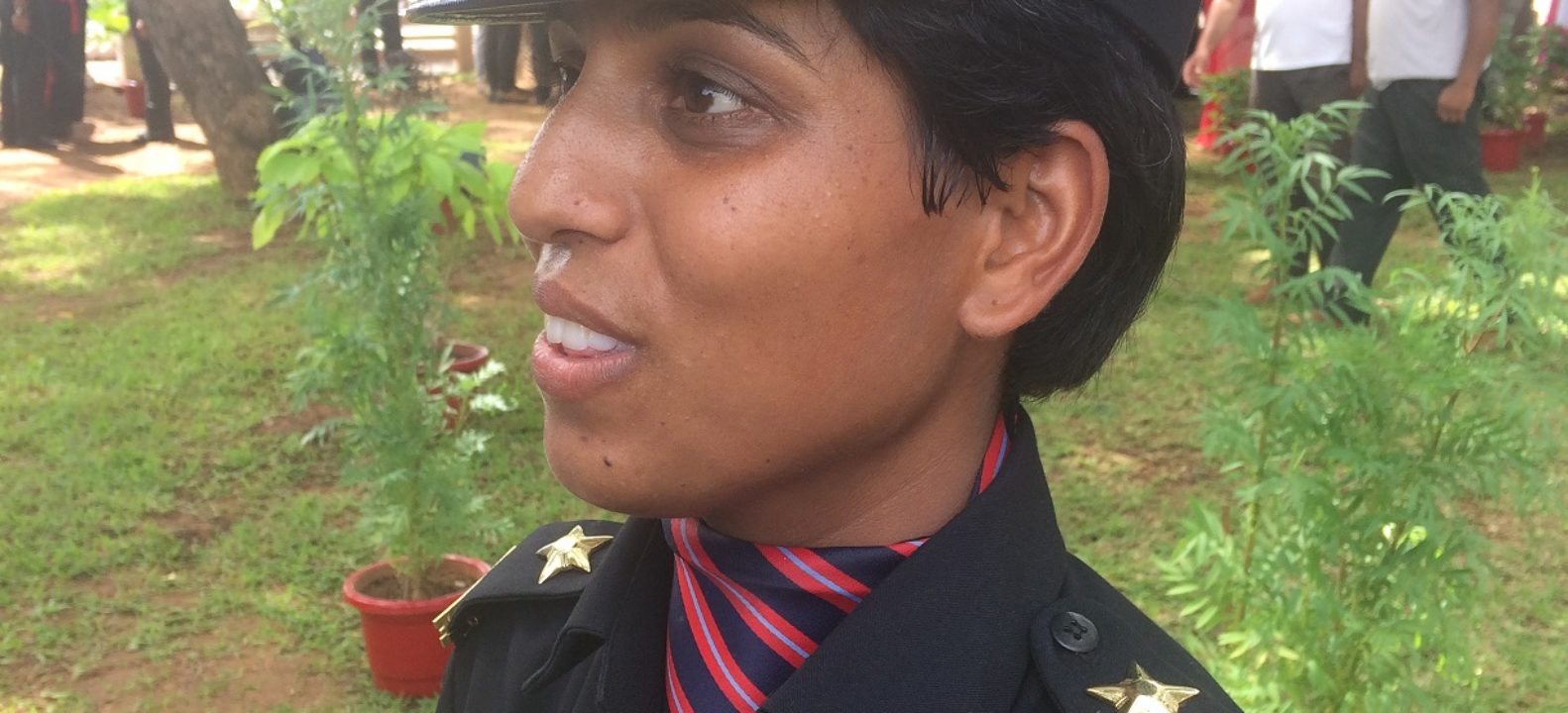 Lieutenant Nidhi Mishra who passed out from Officers Training Academy on last Saturday